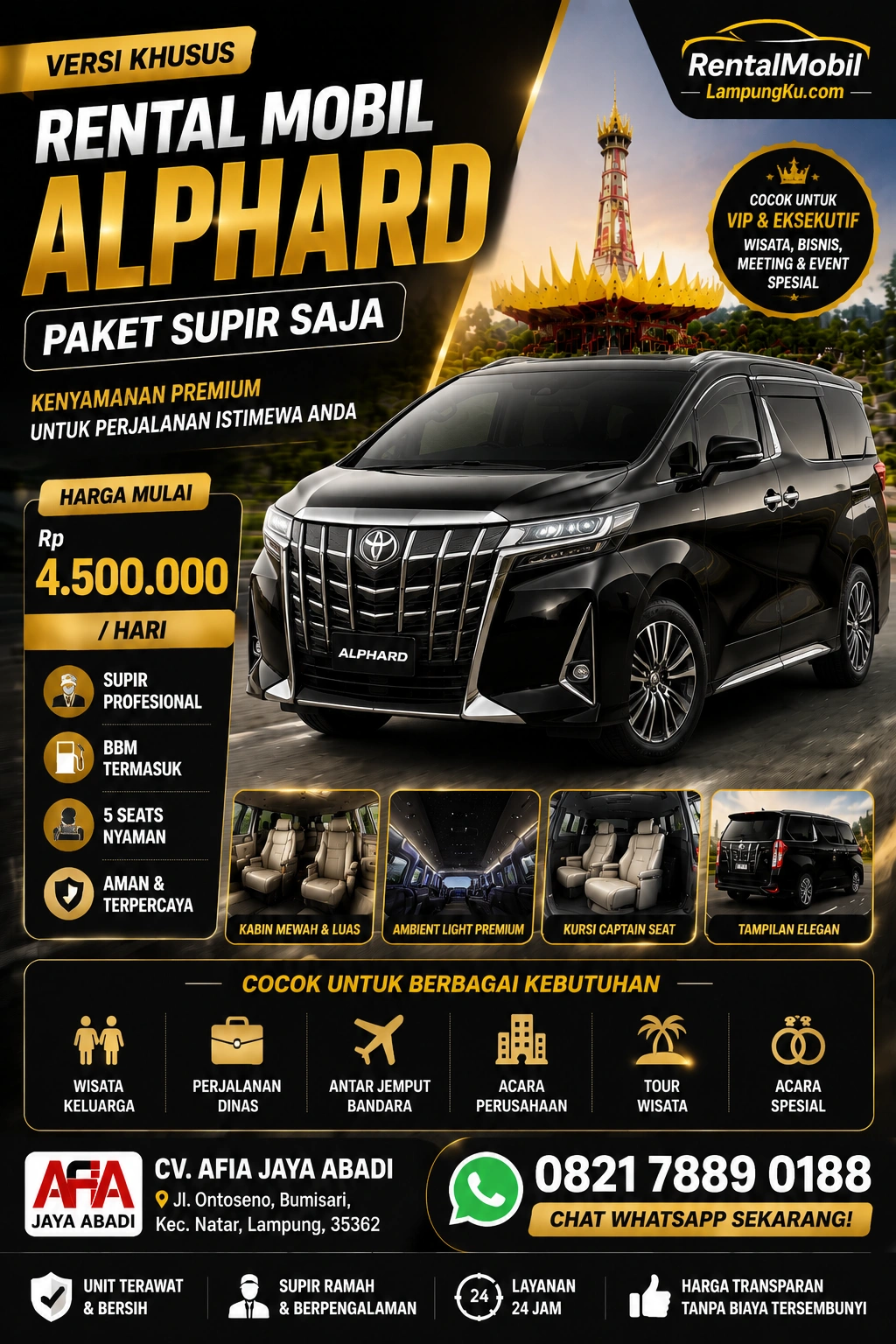 Rental Mobil Wedding Lampung Bikin Momen Makin Berkesan