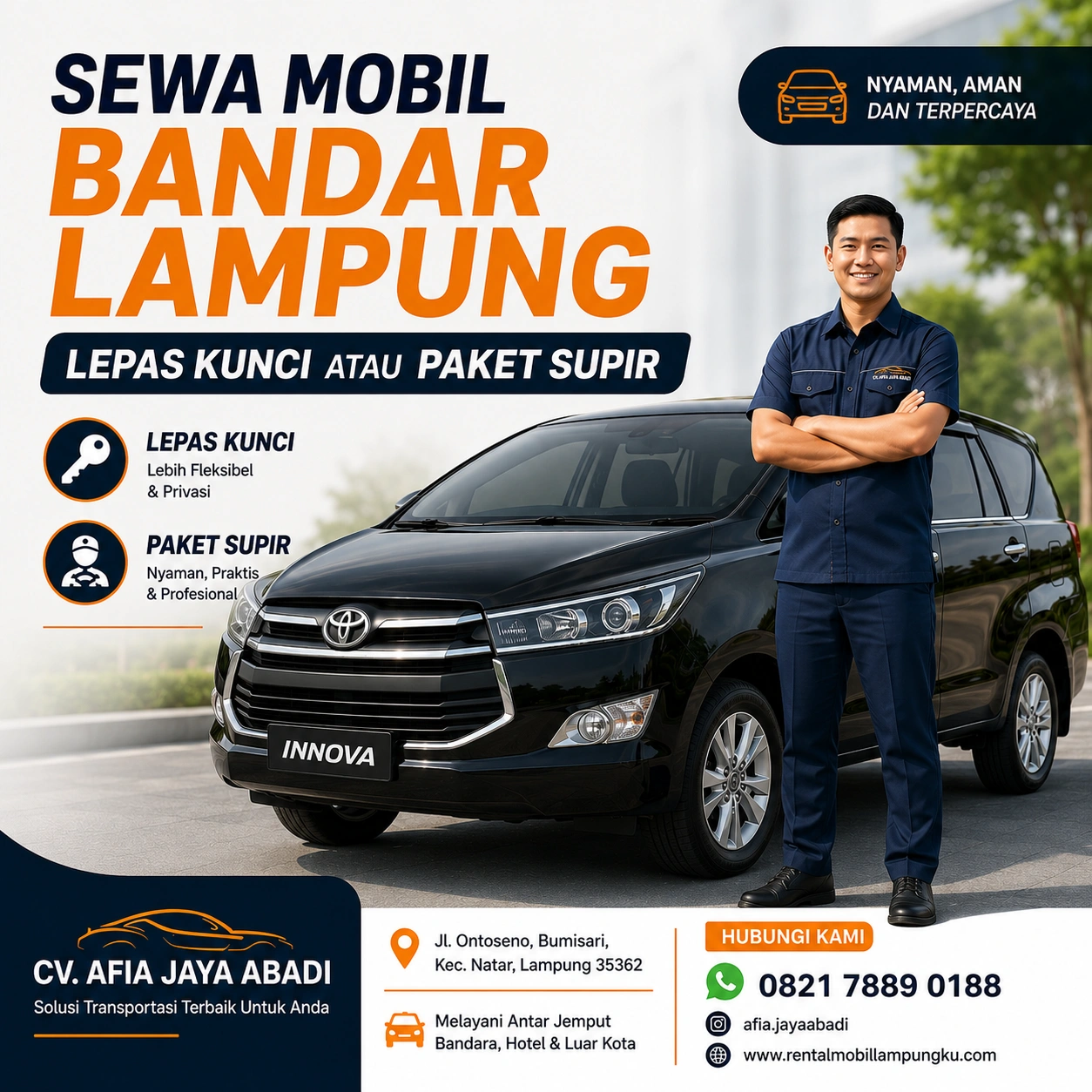 Butuh Mobil Harian Di Bandar Lampung? Kami Siap