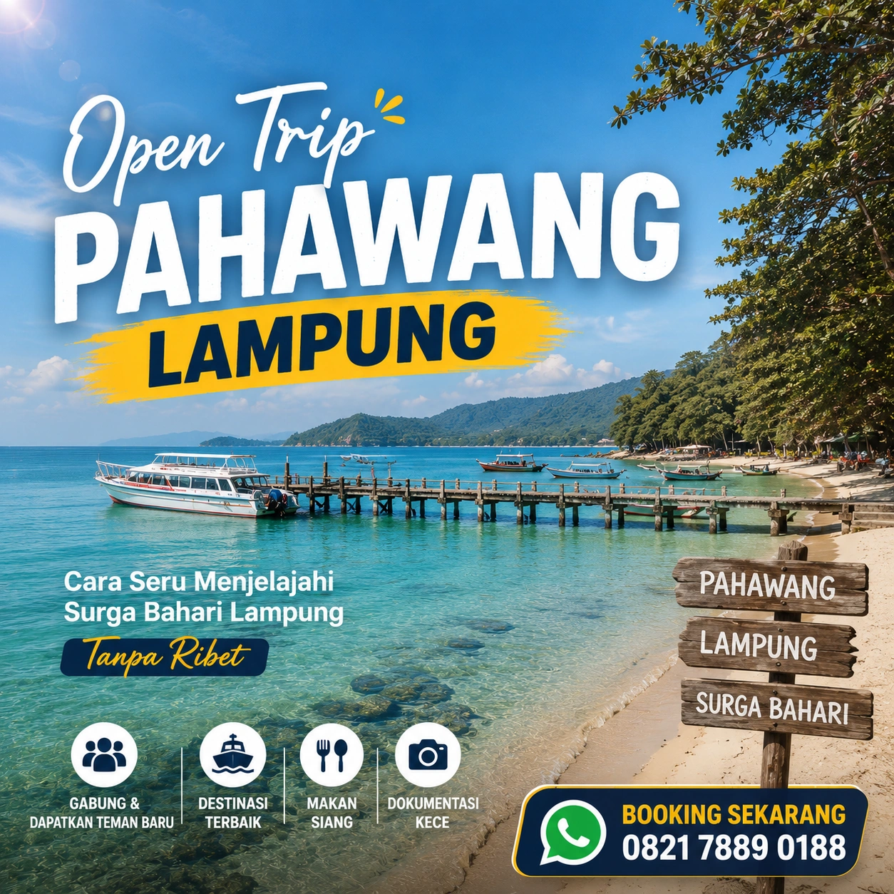 Open Trip Pahawang Lampung, Cara Seru Menjelajahi Surga Bahari Lampung Tanpa Ribet