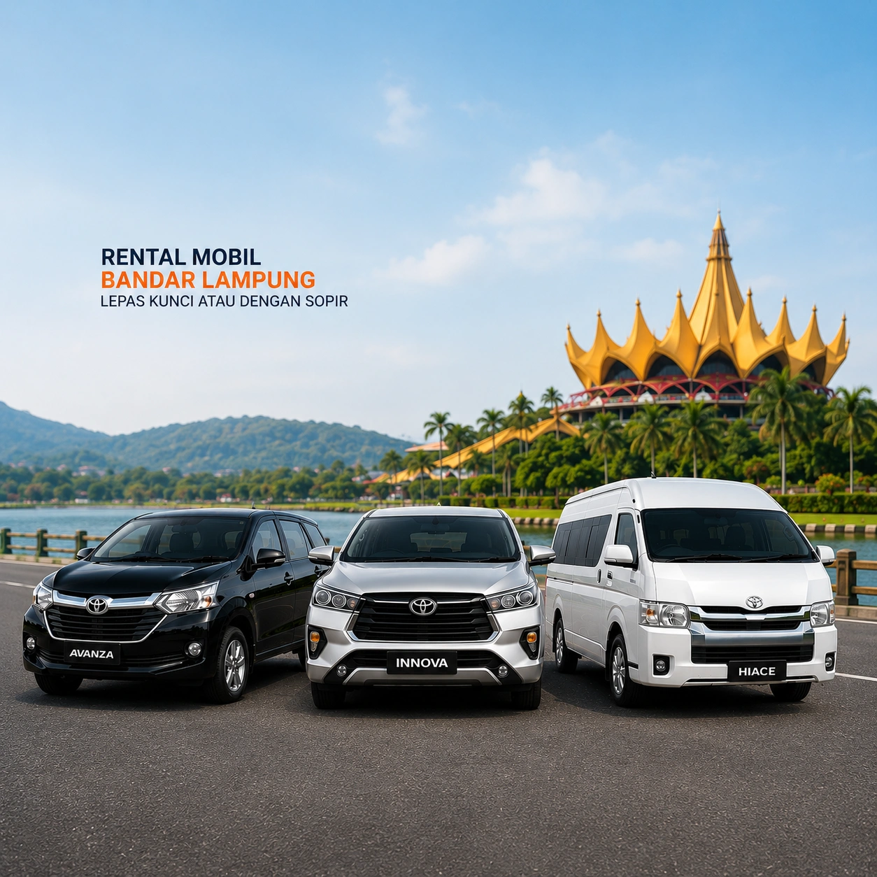 Rental Mobil Bandar Lampung Lepas Kunci Atau Dengan Sopir