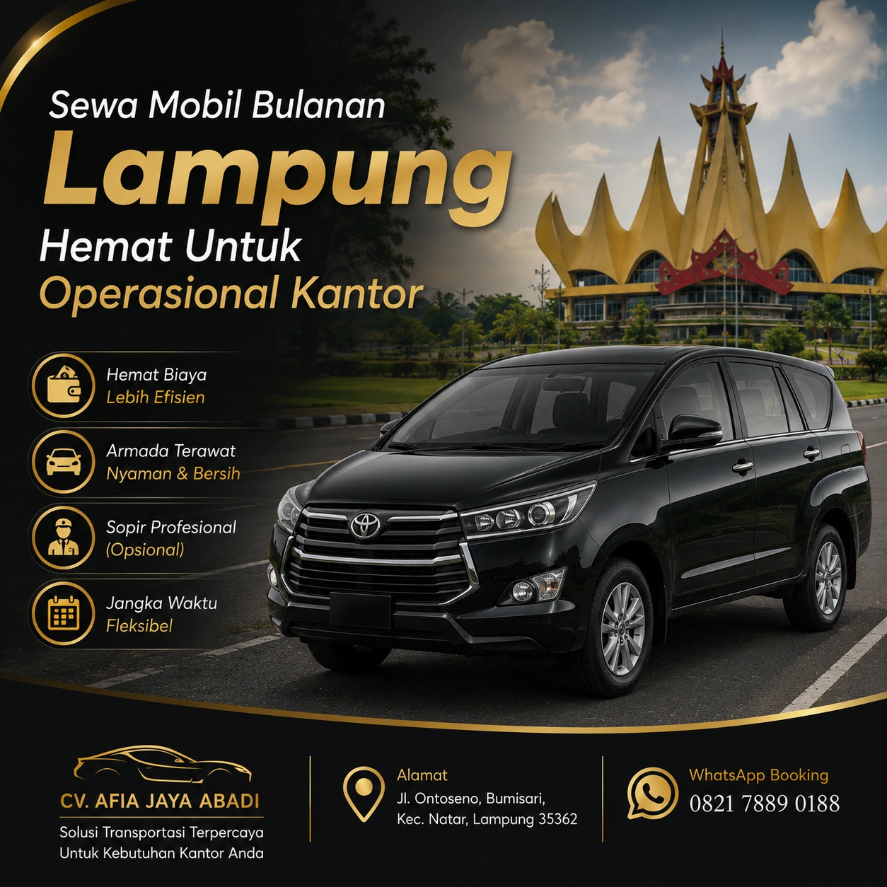 Sewa Mobil Lampung Ke Bandung Nyaman Untuk Perjalanan Jarak Jauh