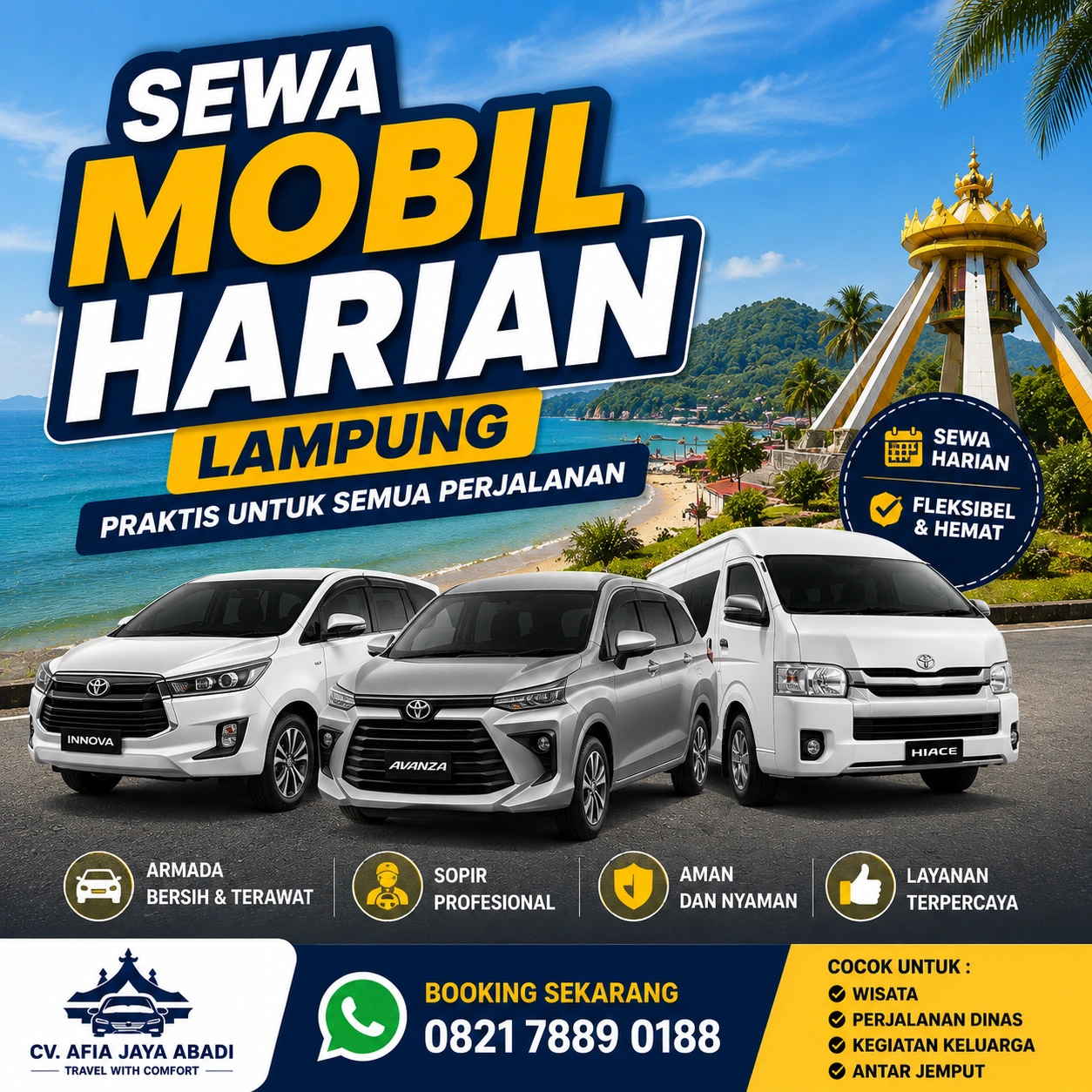 Sewa Mobil Avanza Bandar Lampung