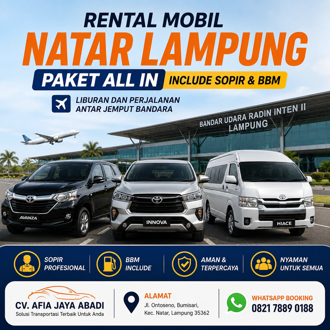 Sewa Mobil Hiace Bandar Lampung Nyaman Untuk Perjalanan Rombongan
